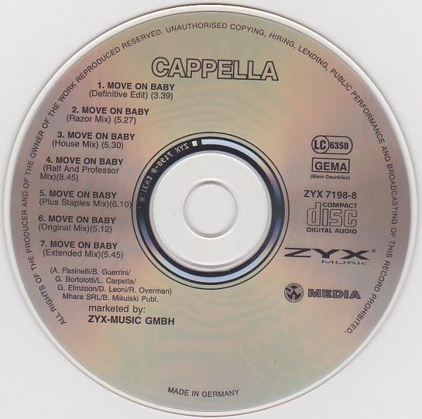 Cappella - Move On Baby - Cd