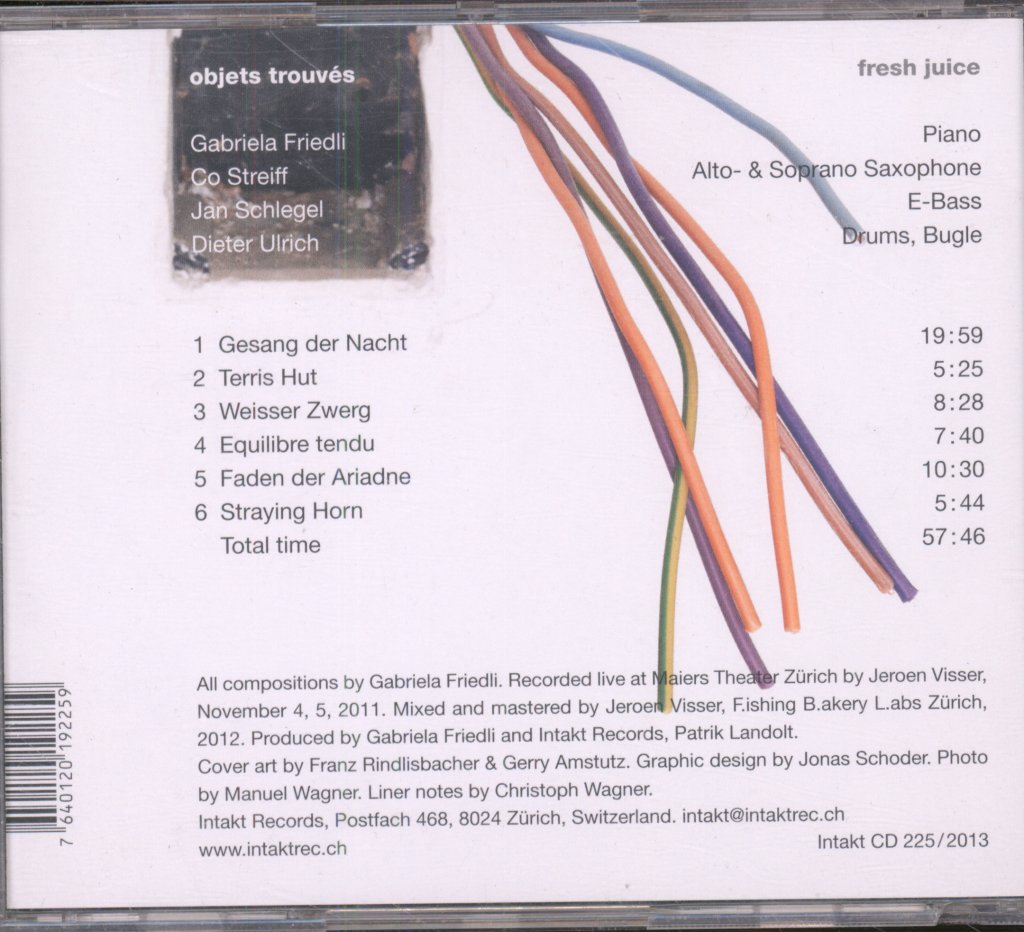 Objets Trouvés - Fresh Juice - Cd