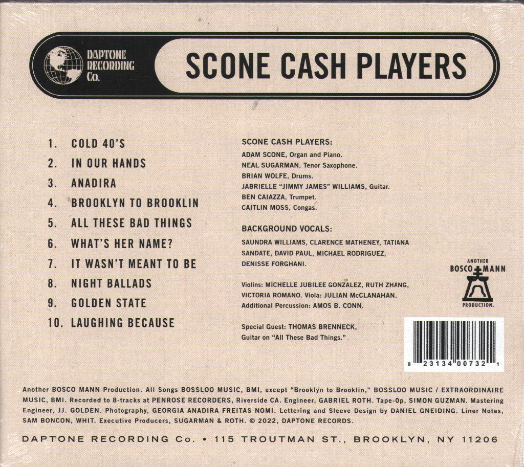 Scone Cash Players - Brooklyn To Brooklin - Cd