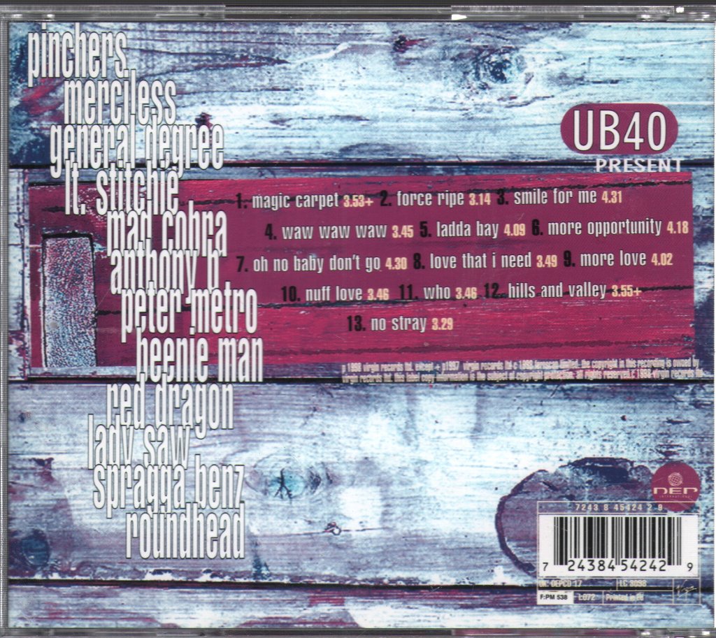 UB40 - Dancehall Album - Cd