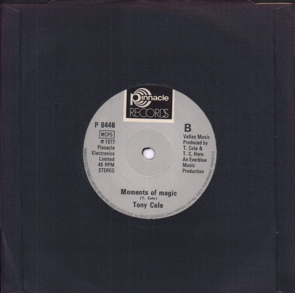 Tony Cole - Natural Dance - 7 Inch