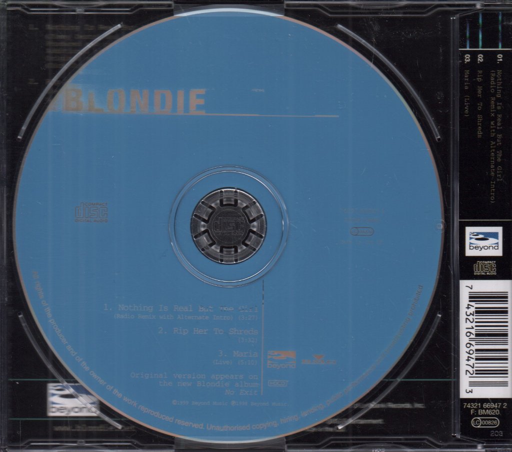Blondie - Nothing Is Real But The Girl - Cd