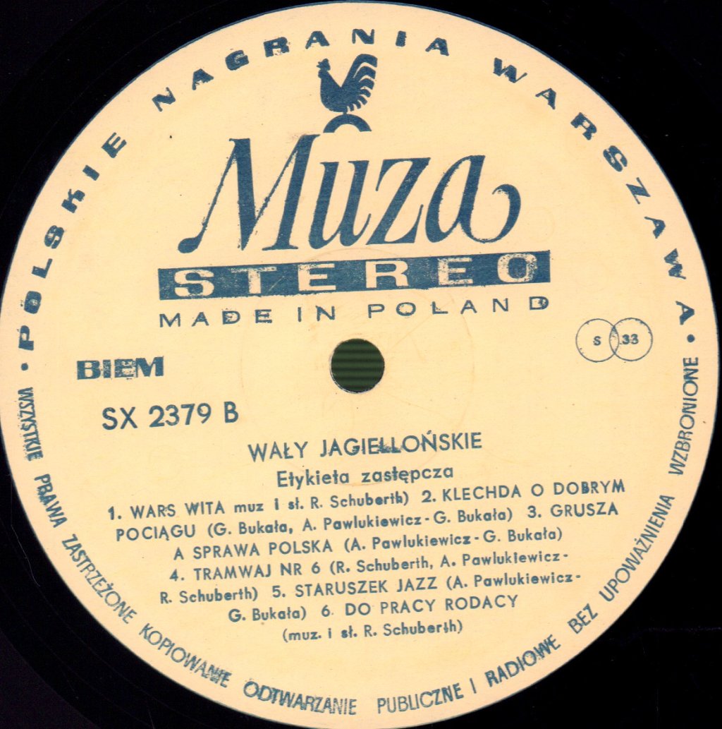 Waly Jagiellonskie - Etykieta Zastępcza - Lp