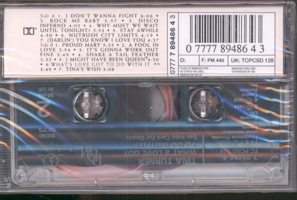 Tina Turner - What's Love Got To Do With It - Cassette