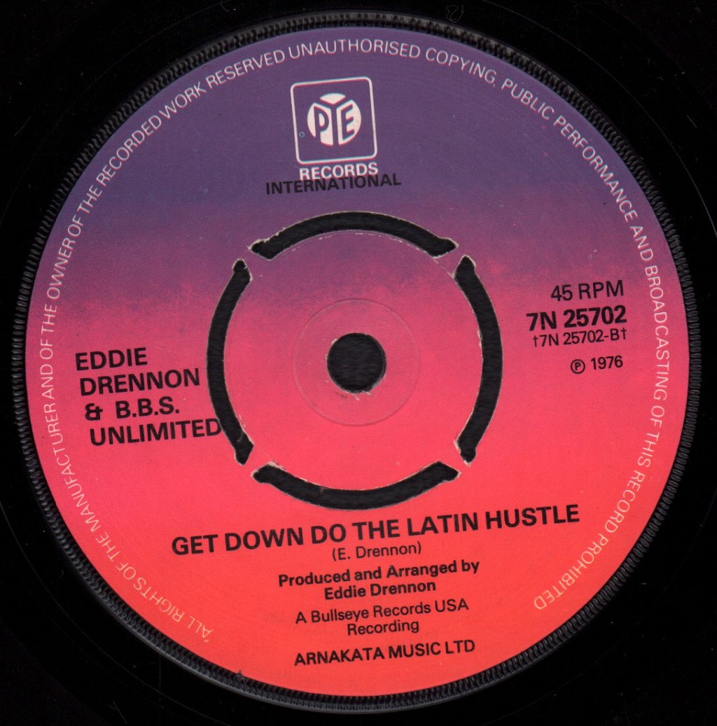 Eddie Drennon And Bbs Unlimited - Let's Do The Latin Hustle - 7 Inch