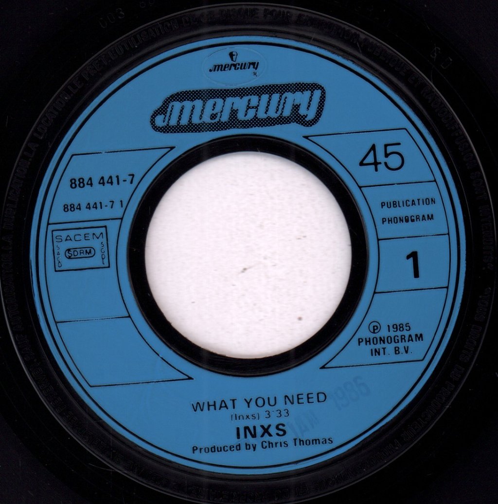 INXS - What You Need - 7 Inch