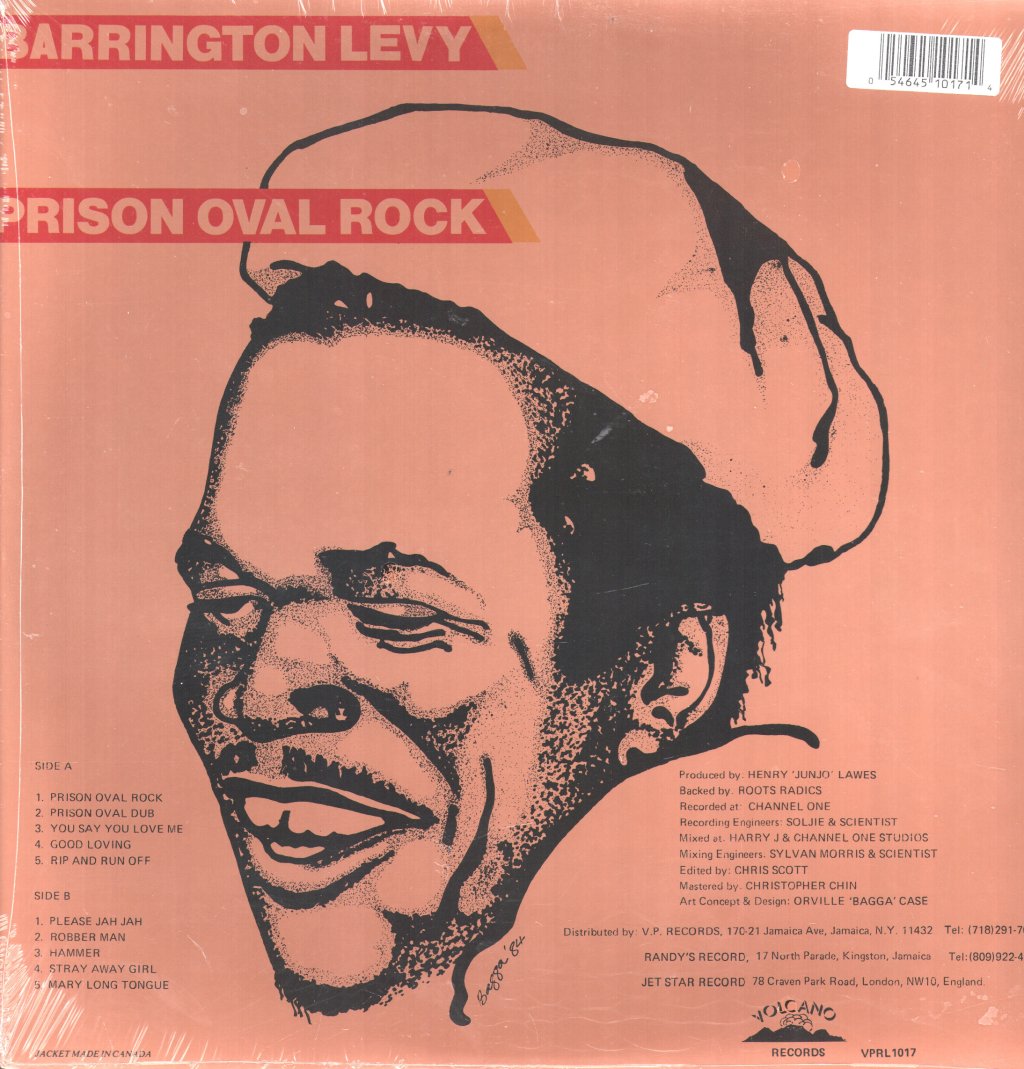 Barrington Levy - Prison Oval Rock - Lp