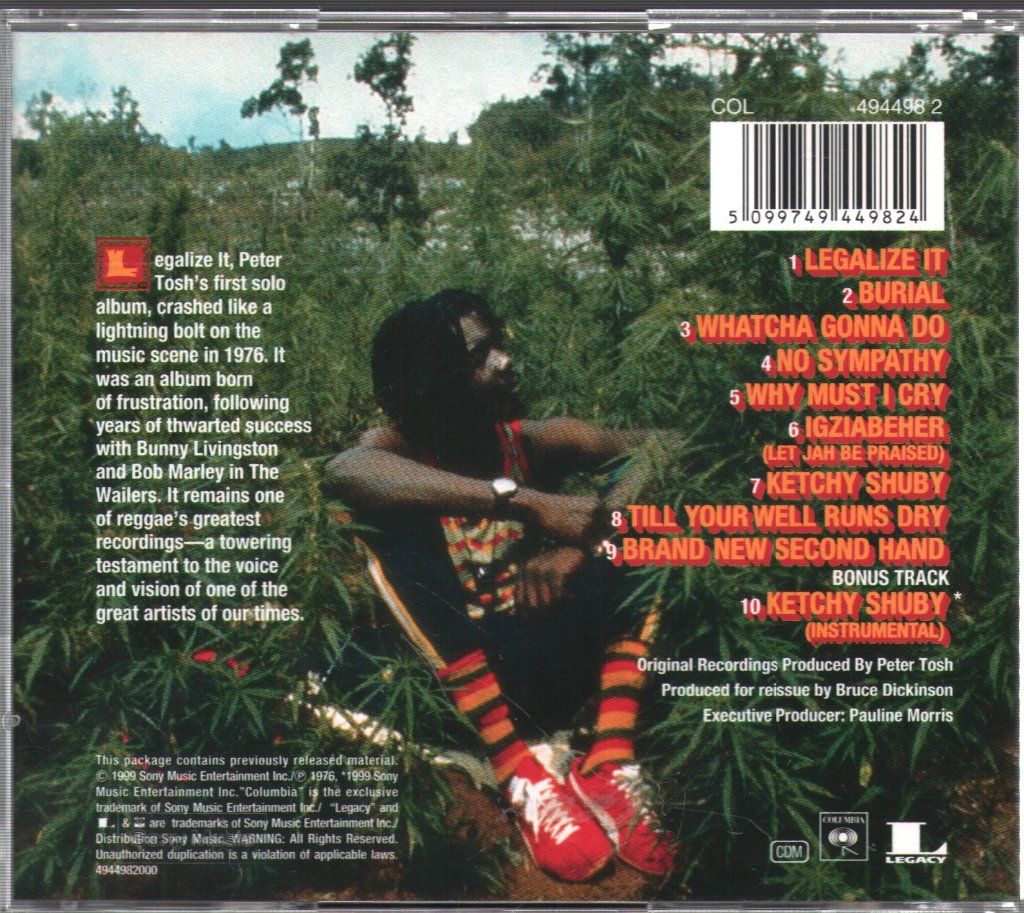 Peter Tosh - Legalize It - Cd