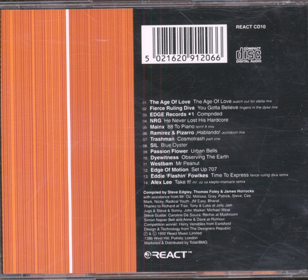 Various Artists - Reactivate Five - Pure Trance And Techno - Cd