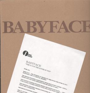 Babyface - This Is For The Lover In You - 12 Inch