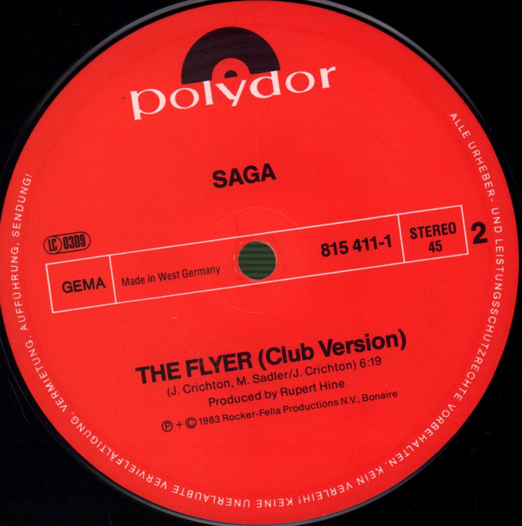 Saga - Flyer (Extended Version) - 12 Inch