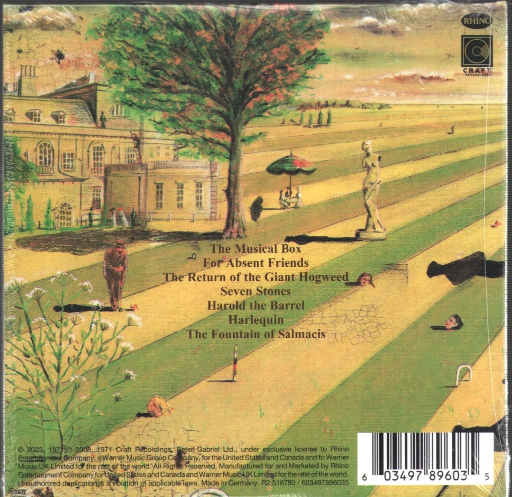 Genesis - Nursery Cryme - Cd
