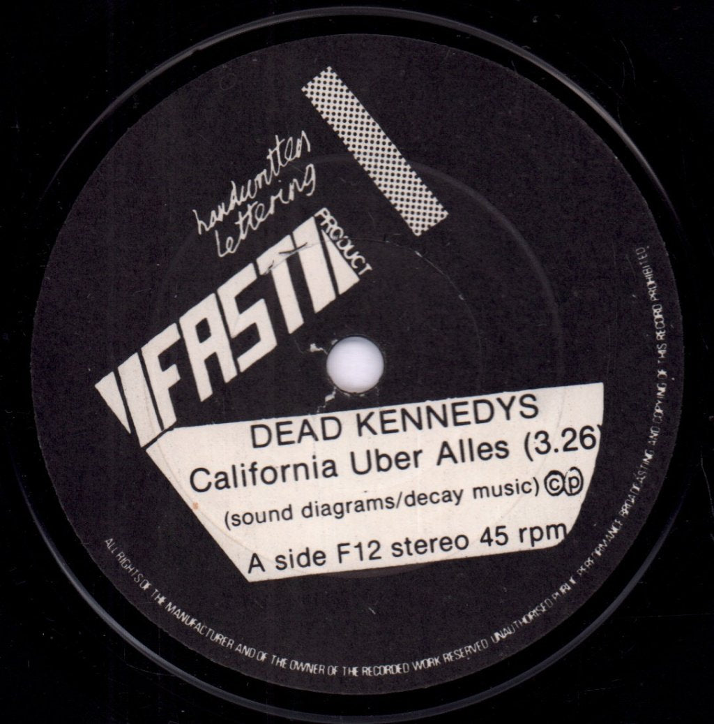 Dead Kennedys - California Uber Alles - 7 Inch