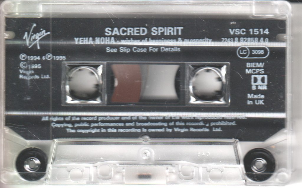 Sacred Spirit - Yeha-Noha - Cassette