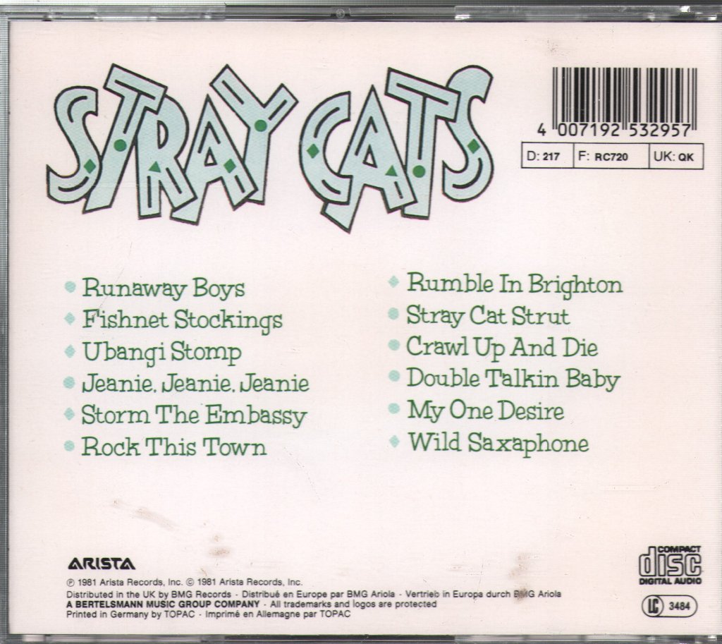Stray Cats - Stray Cats - Cd