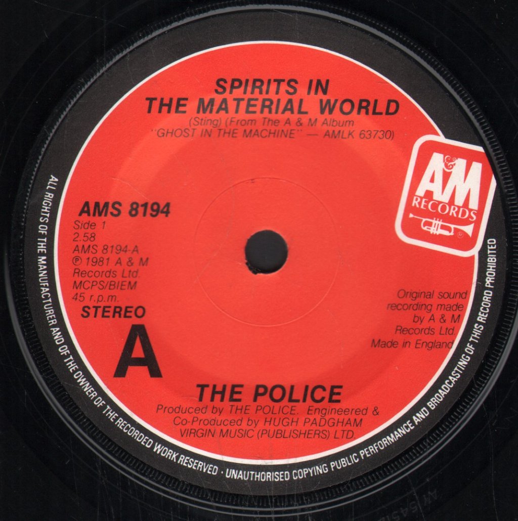 Police - Spirits In The Material World - 7 Inch