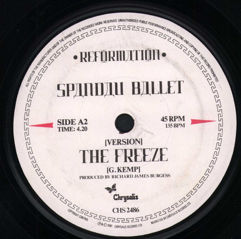 Spandau Ballet - Freeze - 7 Inch