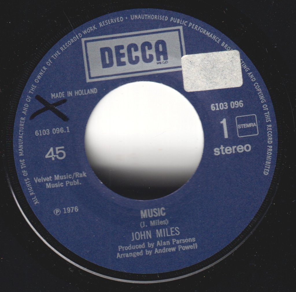 John Miles - Music - 7 Inch