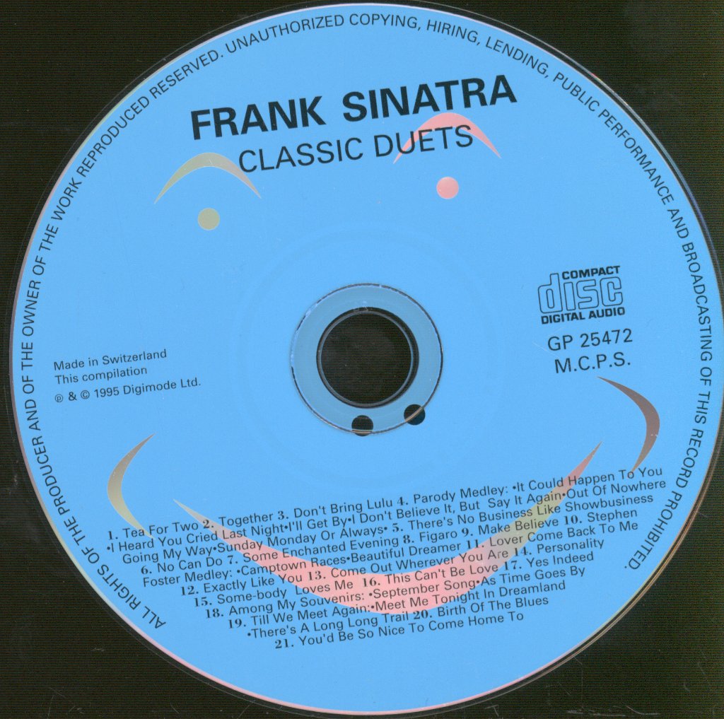 Frank Sinatra - Duets With Legends - Cd