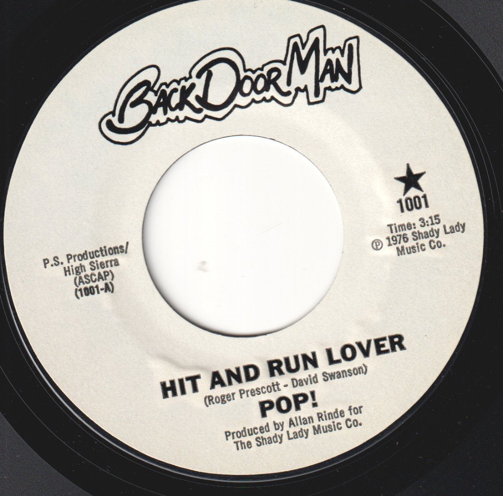 Pop (Late 70'S Group) - Hit And Run Lover - 7 Inch