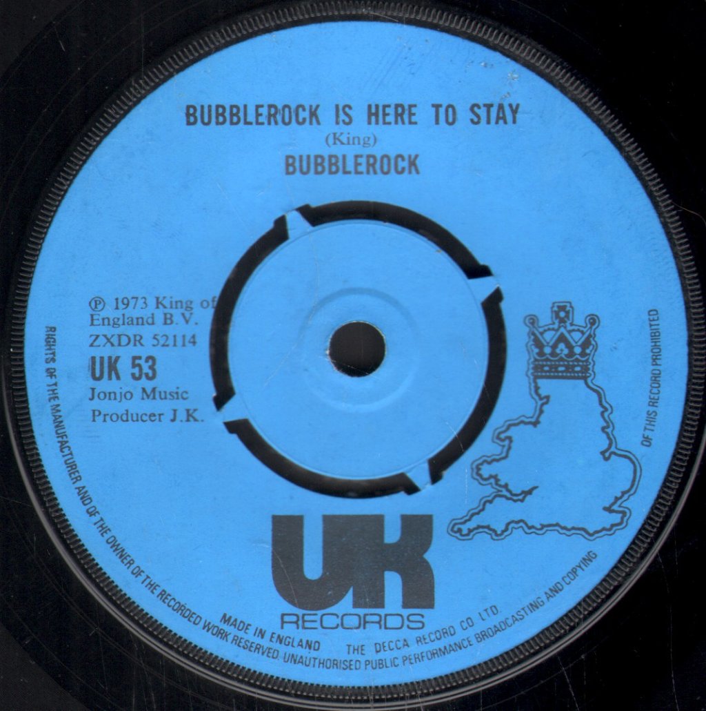 Bubblerock - I Can't Get No Satisfaction - 7 Inch