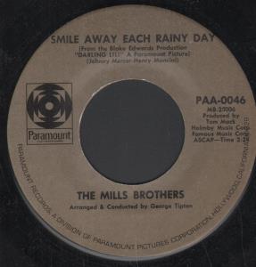 Mills Brothers - Smile Away Each Rainy Day - 7 Inch