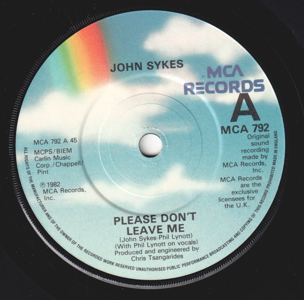 John Sykes - Please Don't Leave Me - 7 Inch
