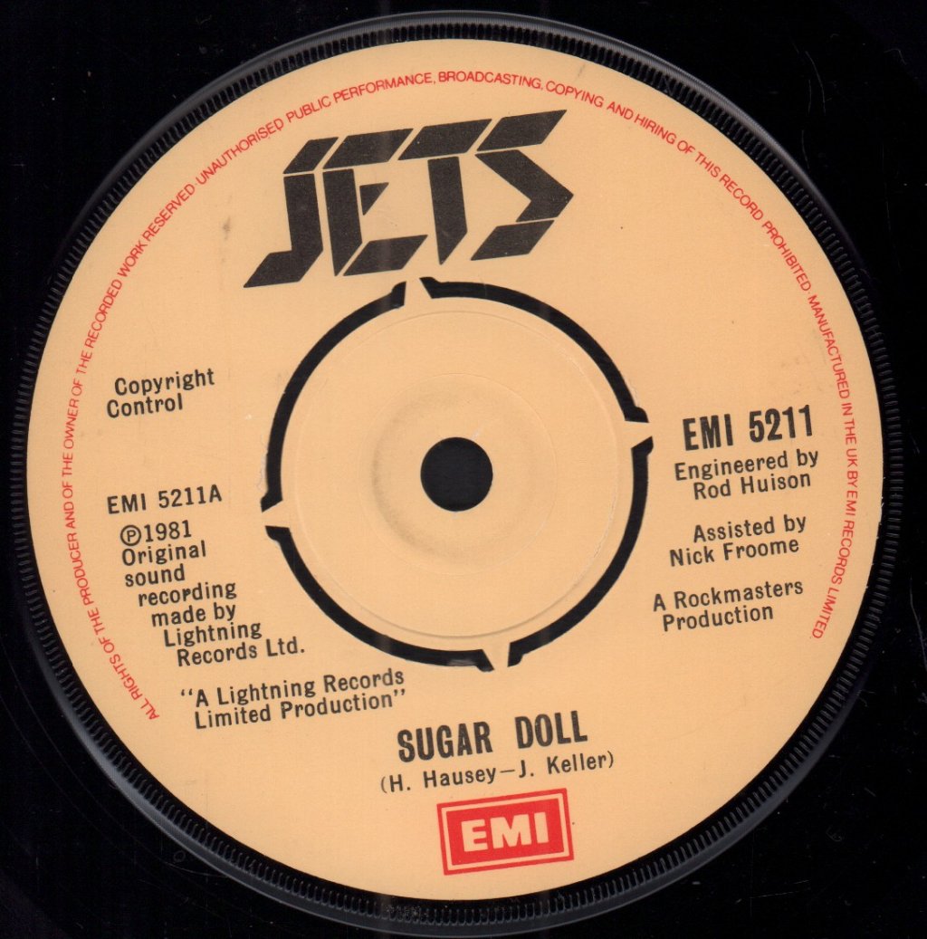 Jets (Rockabilly Group) - Sugar Doll - 7 Inch