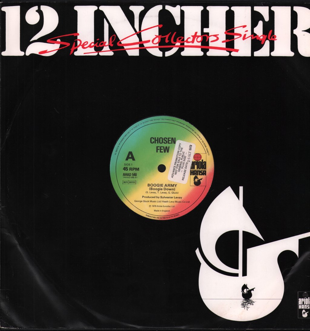 Chosen Few (70'S Group) - Boogie Army - 12 Inch