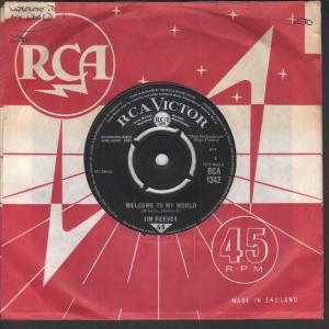 Jim Reeves - Welcome To My World - 7 Inch