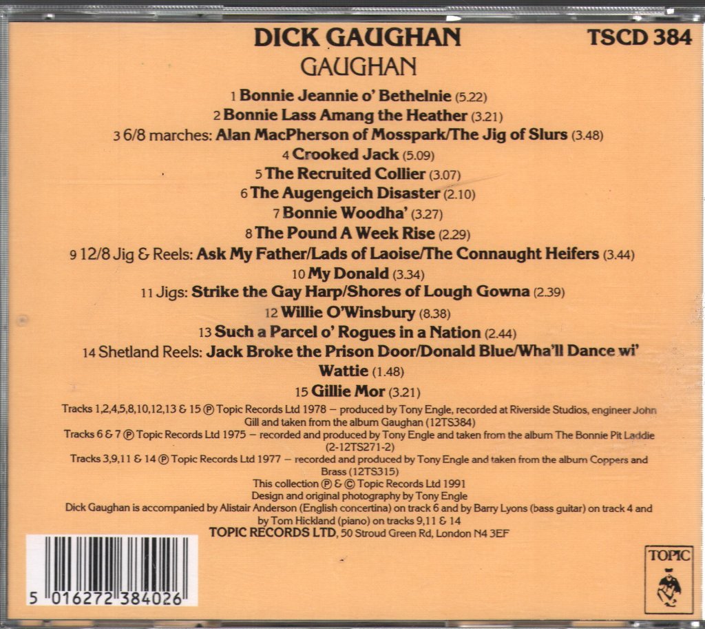 Dick Gaughan - Gaughan - Cd