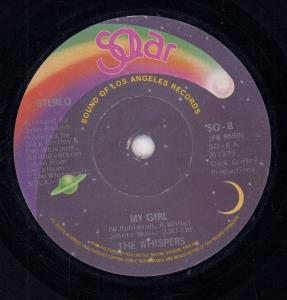 Whispers - My Girl - 7 Inch