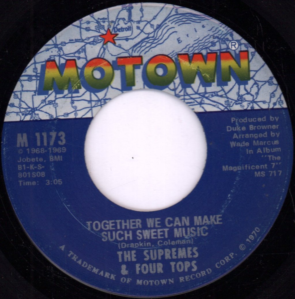 Supremes And Four Tops - River Deep Mountain High - 7 Inch