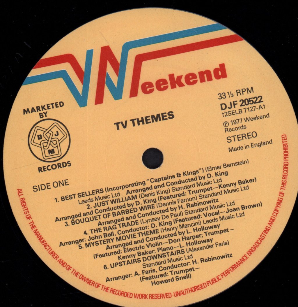 Various Artists - Tv Themes - Lp