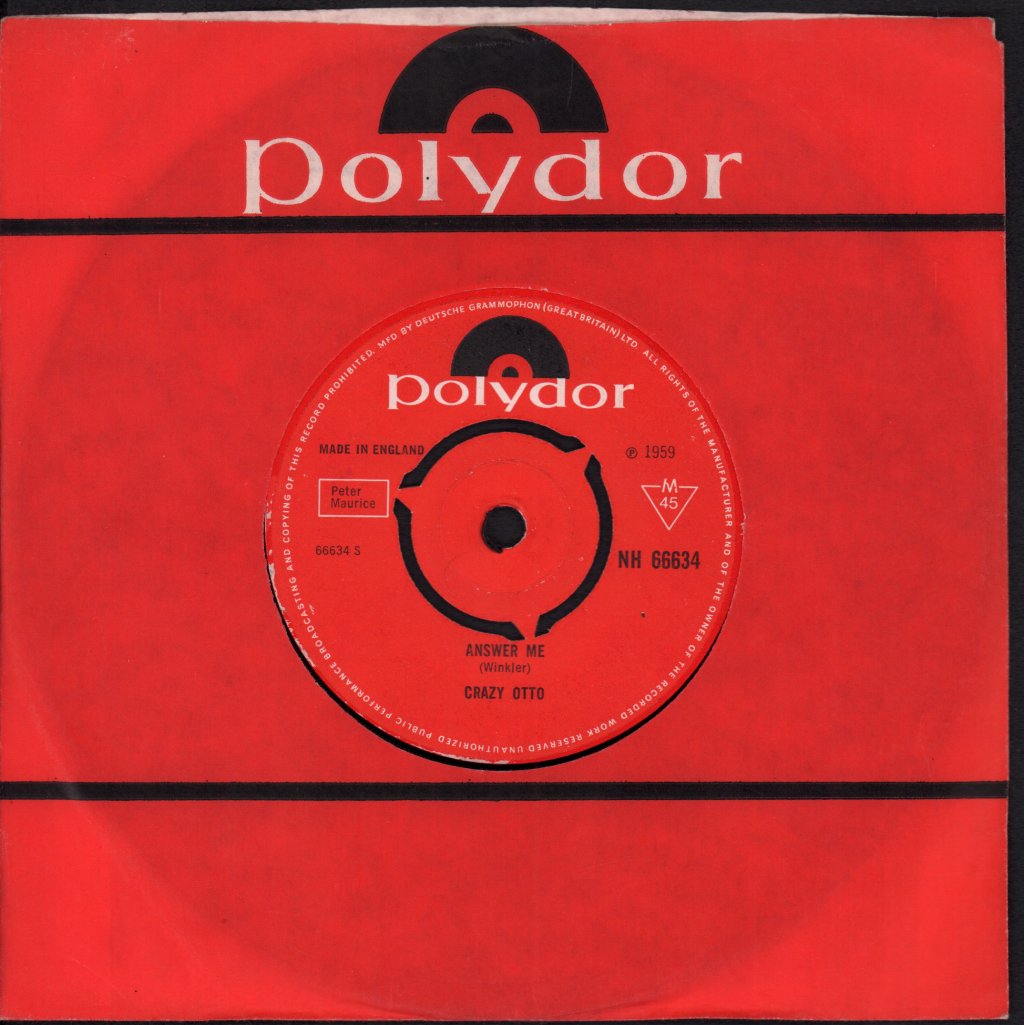 Crazy Otto - Glad Rag Doll - 7 Inch