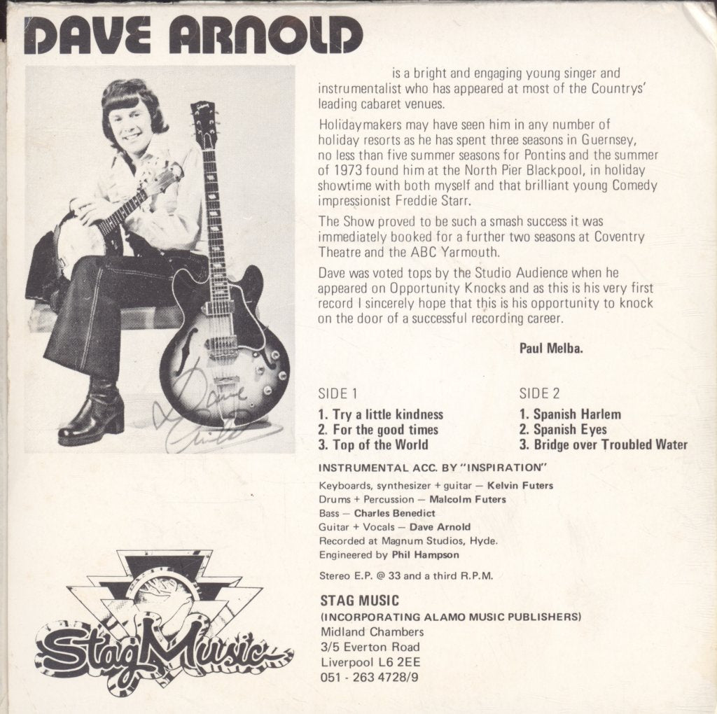 Dave Arnold - Dave Arnold - 7 Inch