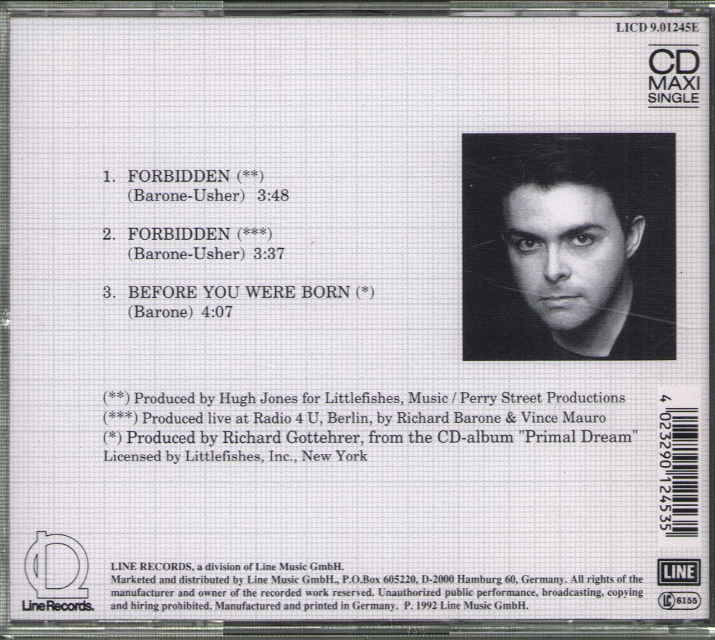 Richard Barone - Forbidden - Cd