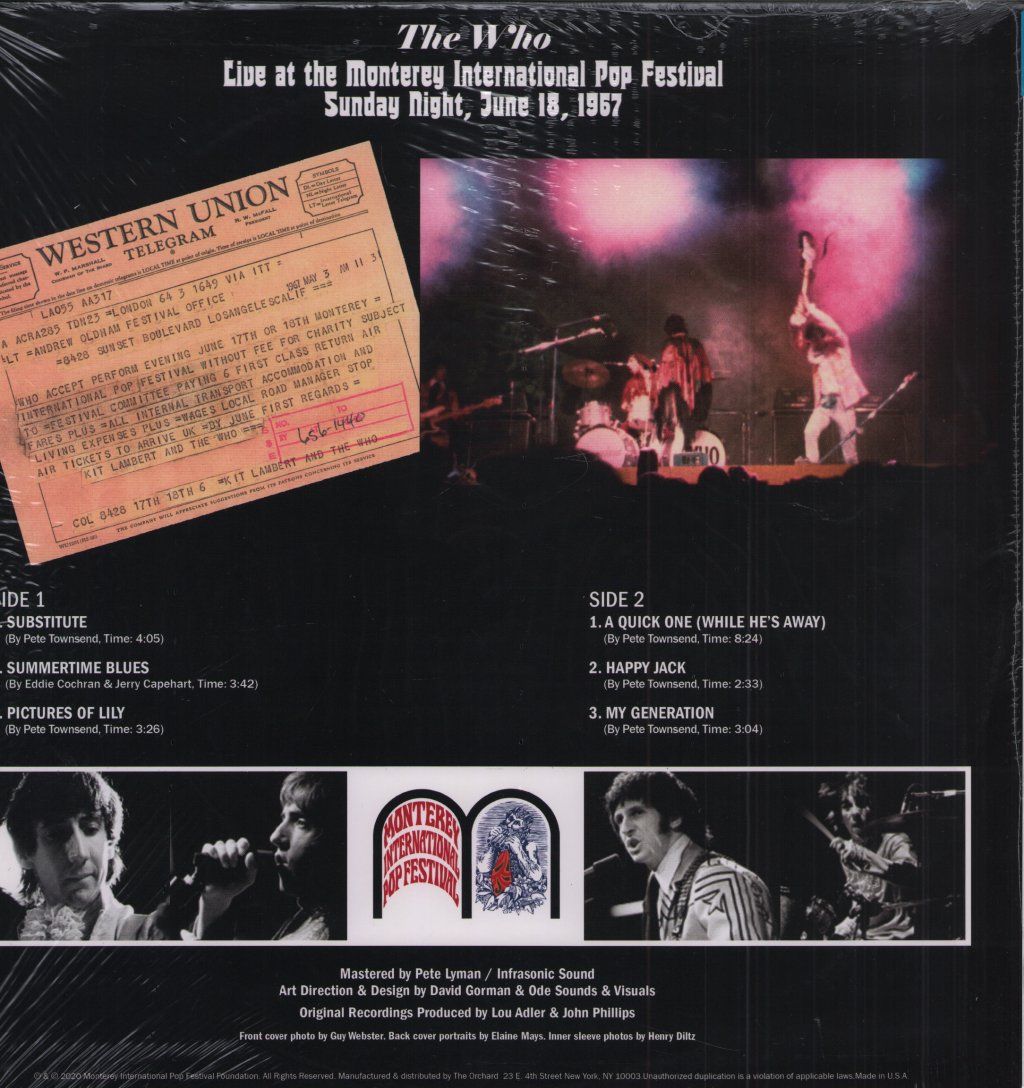 Who - A Quick Live One (RSD2020 DROP 3) - Lp