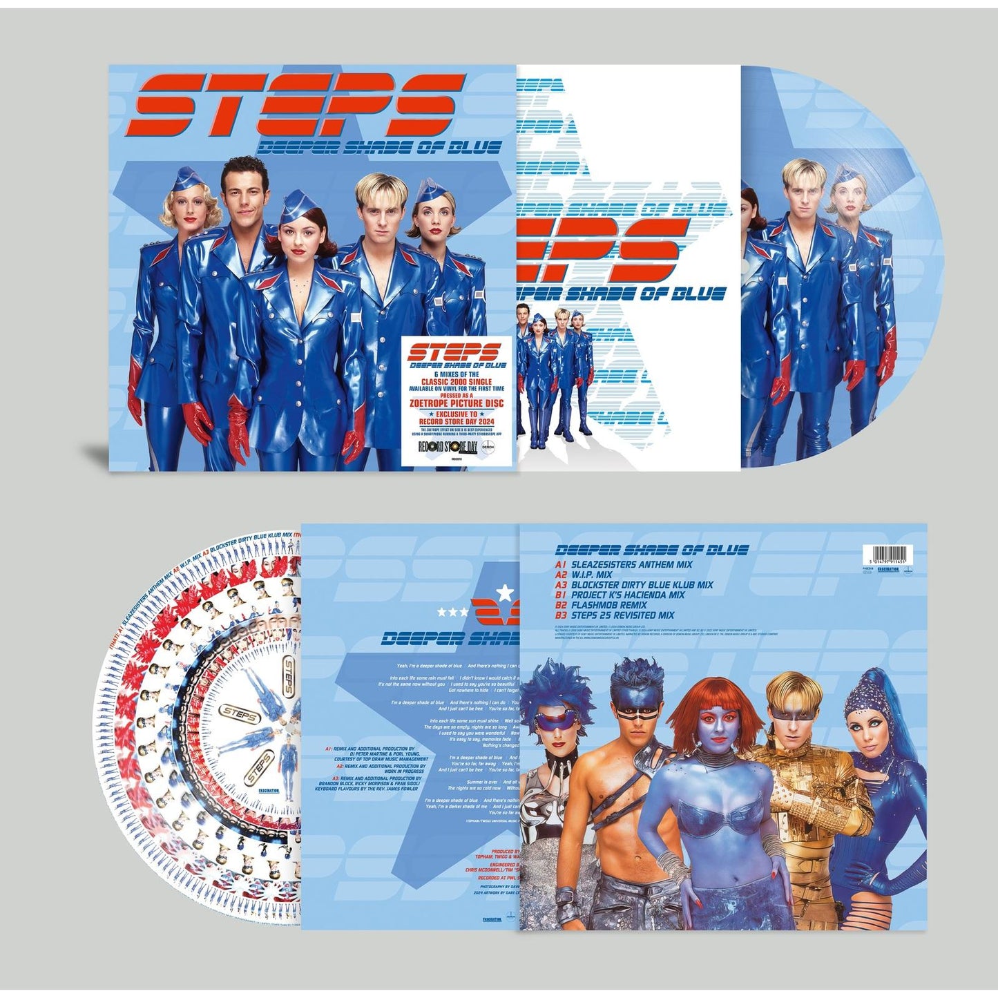 Steps (Pop Group) - Deeper Shade of Blue - the Remixes (Rsd2024) - 12 Inch