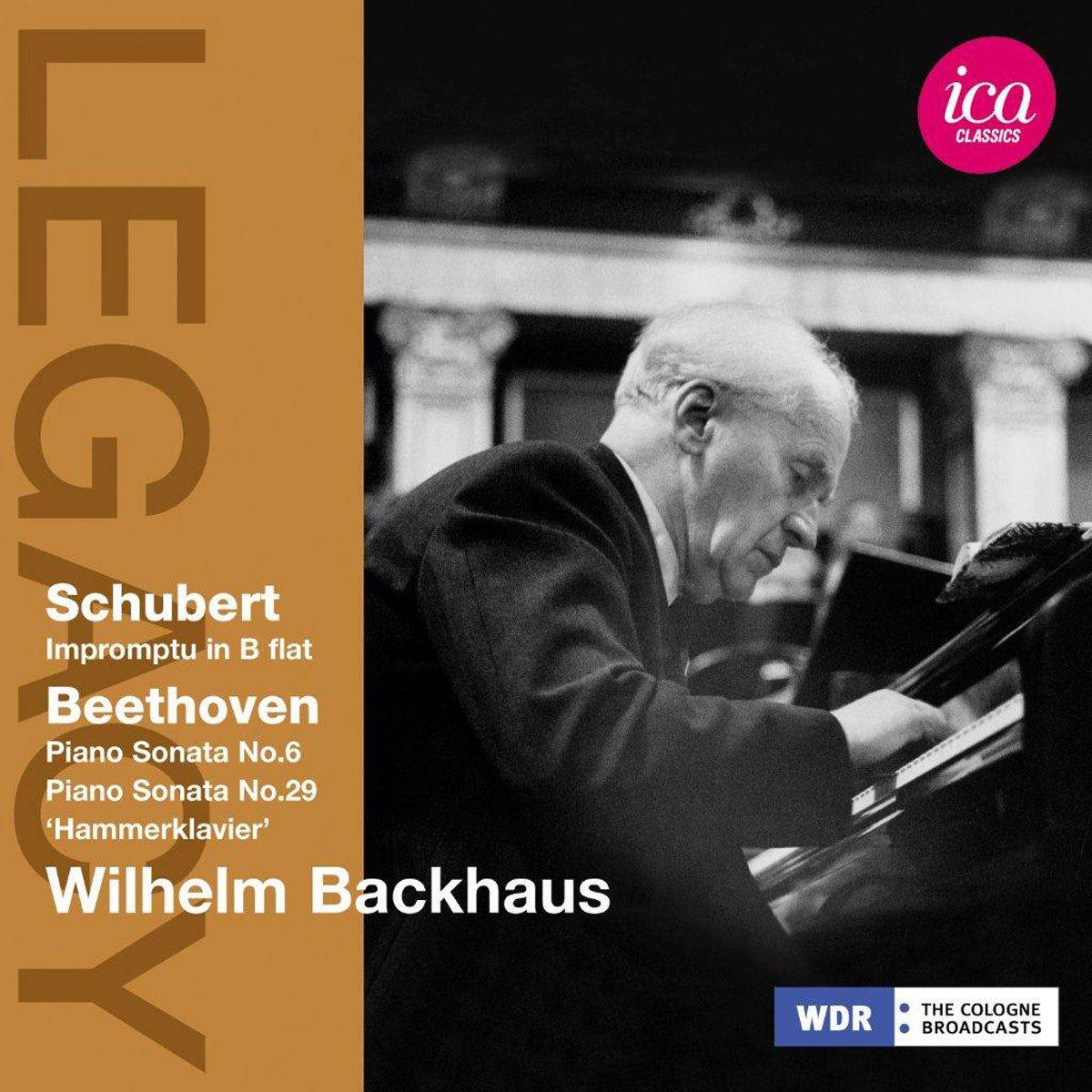 Wilhelm Backhaus - Impromptu B Flat/ Sonatas 6/ 29 (Ica Classics: Icac 5055) - Cd