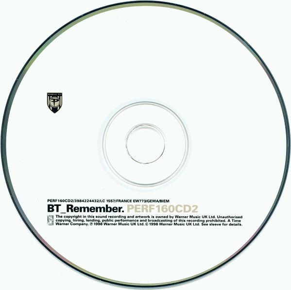 Bt - Remember - Cd