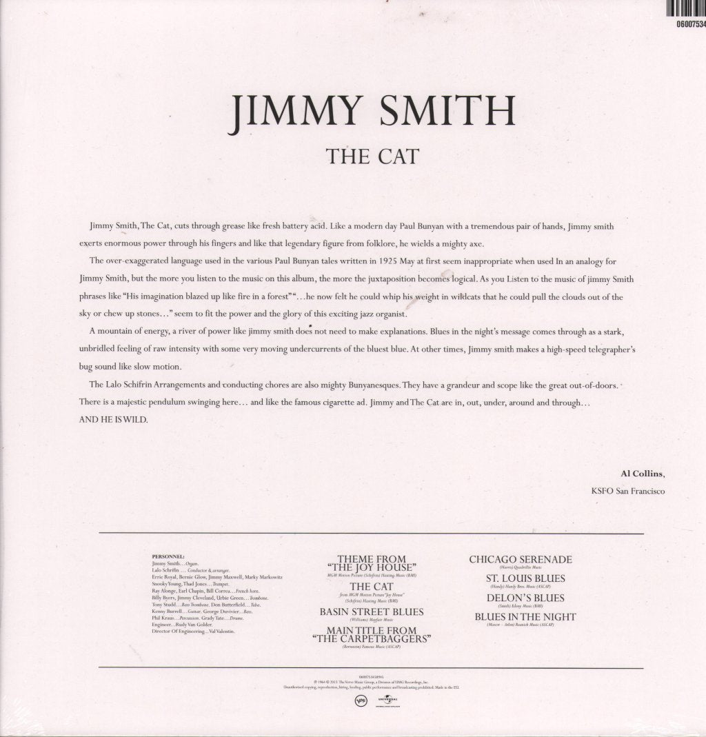 Jimmy Smith - Cat - Lp