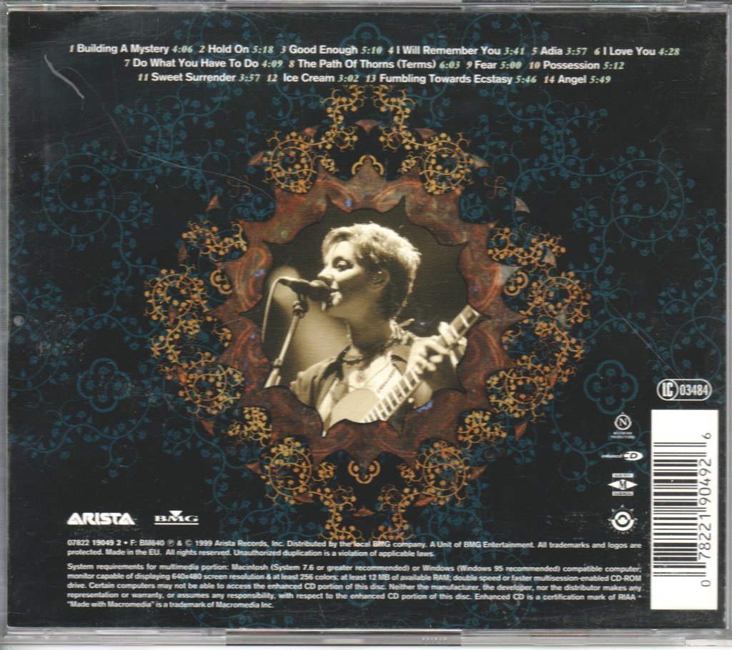 Sarah Mclachlan - Mirrorball - Cd