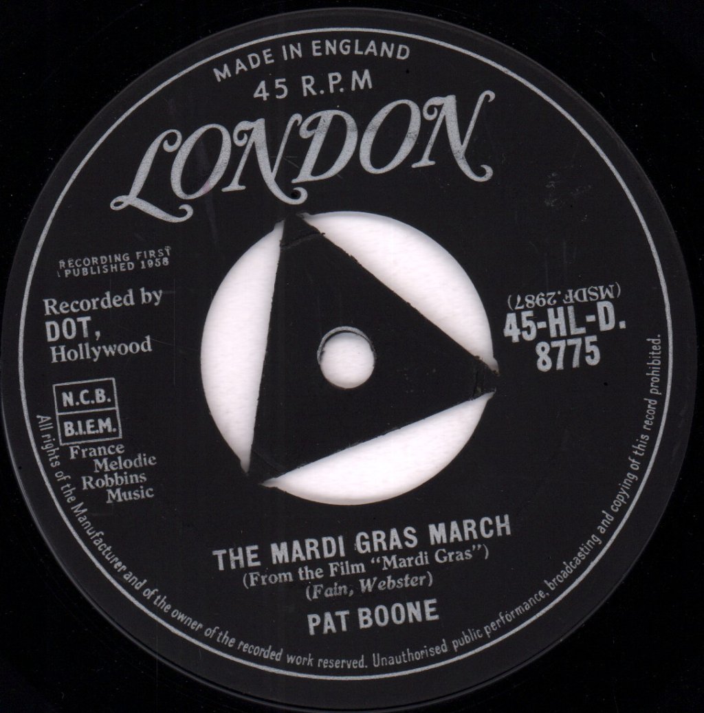 Pat Boone - I'll Remember Tonight - 7 Inch