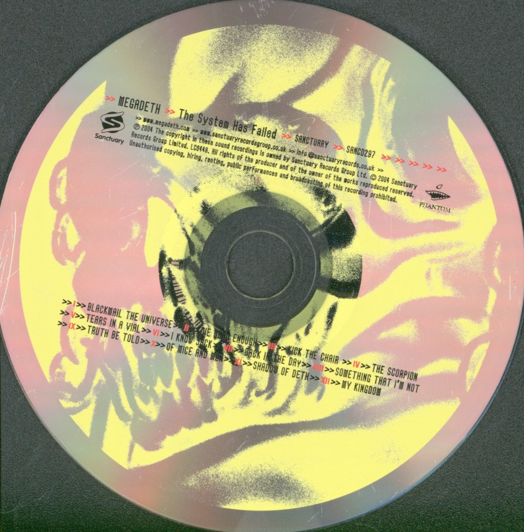 Megadeth - System Has Failed - Cd