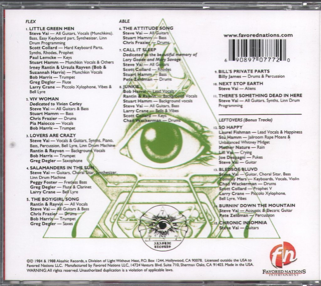 Steve Vai - Flex-Able - Cd