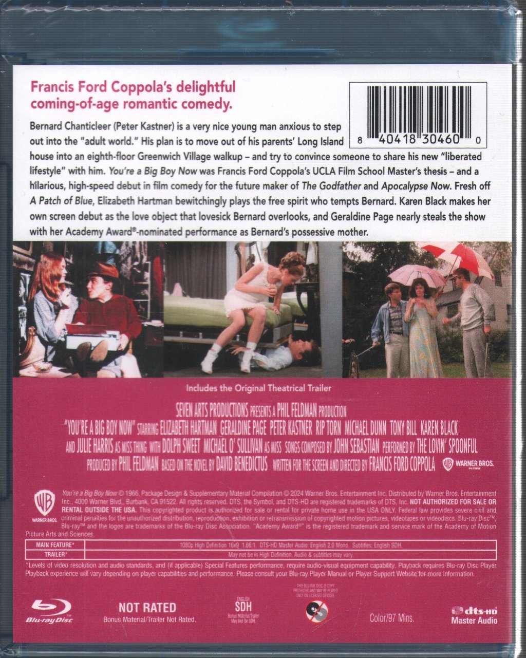 Francis Ford Coppola - You're a Big Boy Now - Blu-Ray