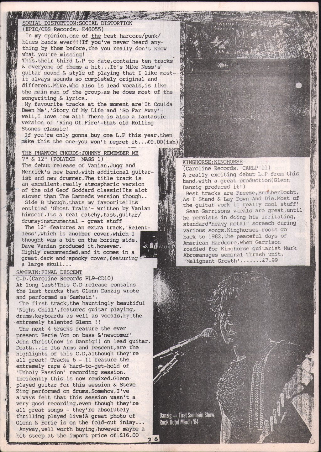 Damned - Second Time Around Issue 3 - Fanzine