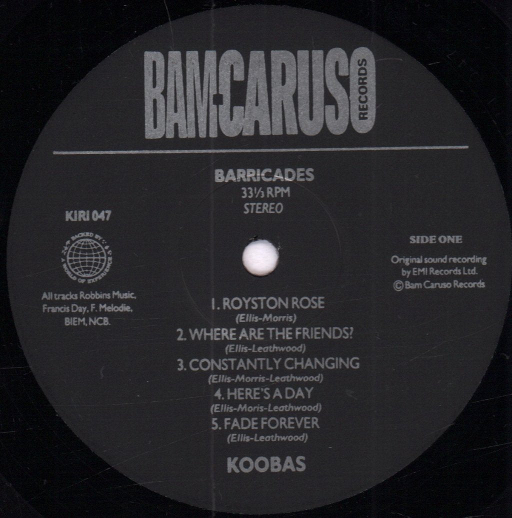 Koobas - Barricades - Lp
