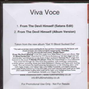 Viva Voce - From The Devil Himself - Cdr